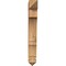 Ekena Millwork Balboa Arts & Crafts Smooth Bracket, Western Red Cedar, 3 1/2"W x 16"D x 28"H BKT04X16X28BOA03SWR - alternate 3